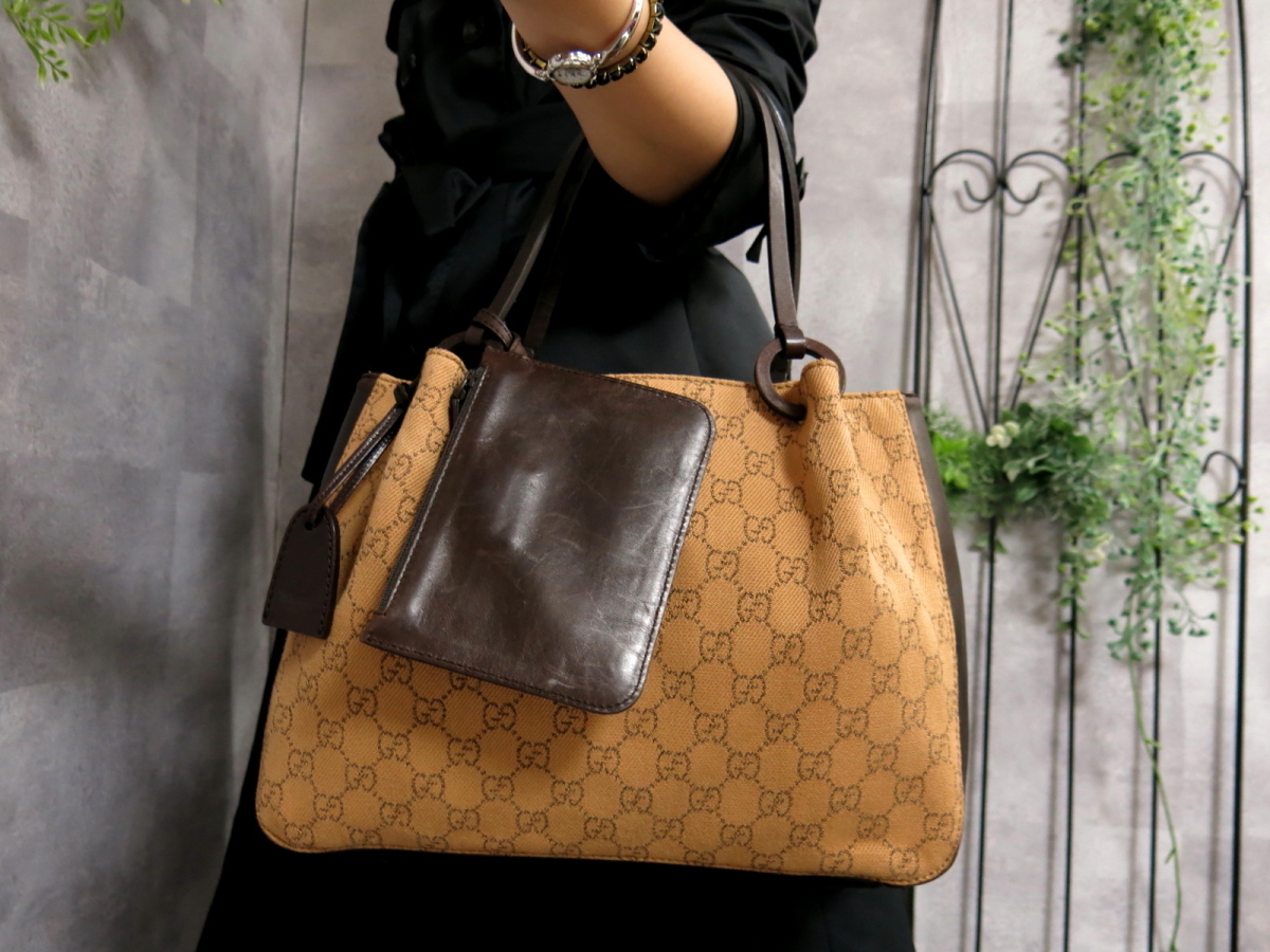 レザー ○超美品○GUCCI グッチ○流れ星○GG柄○カーフ GUCCI 