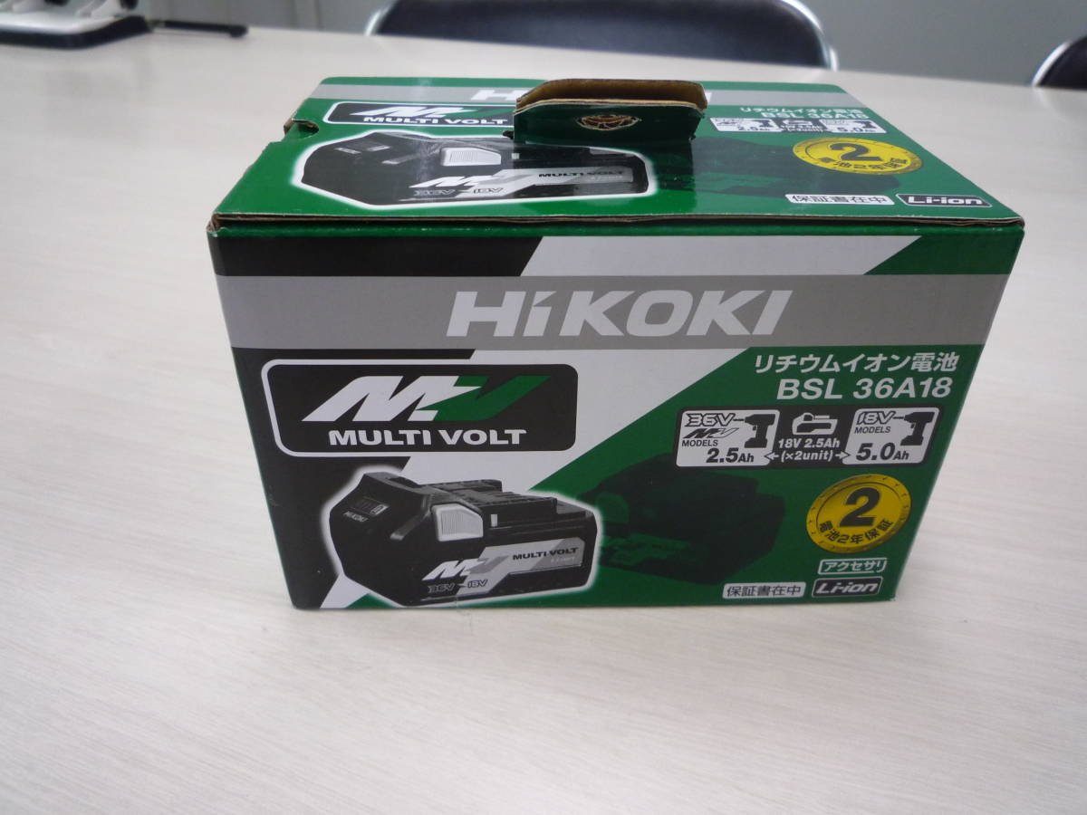 ☆HIKOKI リチウムイオン電池 BSL 36A18 新品1個 日立 ☆HIKOKI リチウムイオン電池 BSL 36A18 新品1個 日立