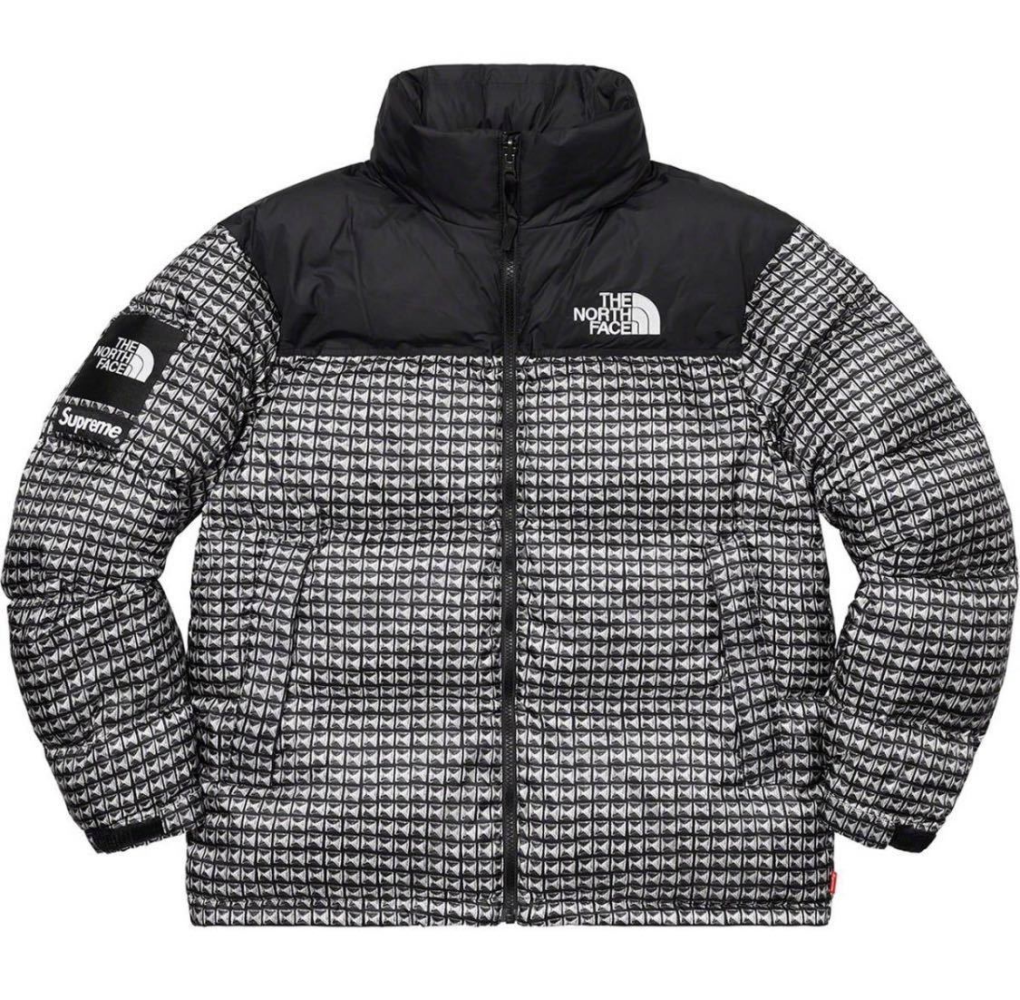 21SS Supreme The North Face Studded Nuptse Jacket Black S シュプリーム ノースフェイス スタッズ ヌプシ