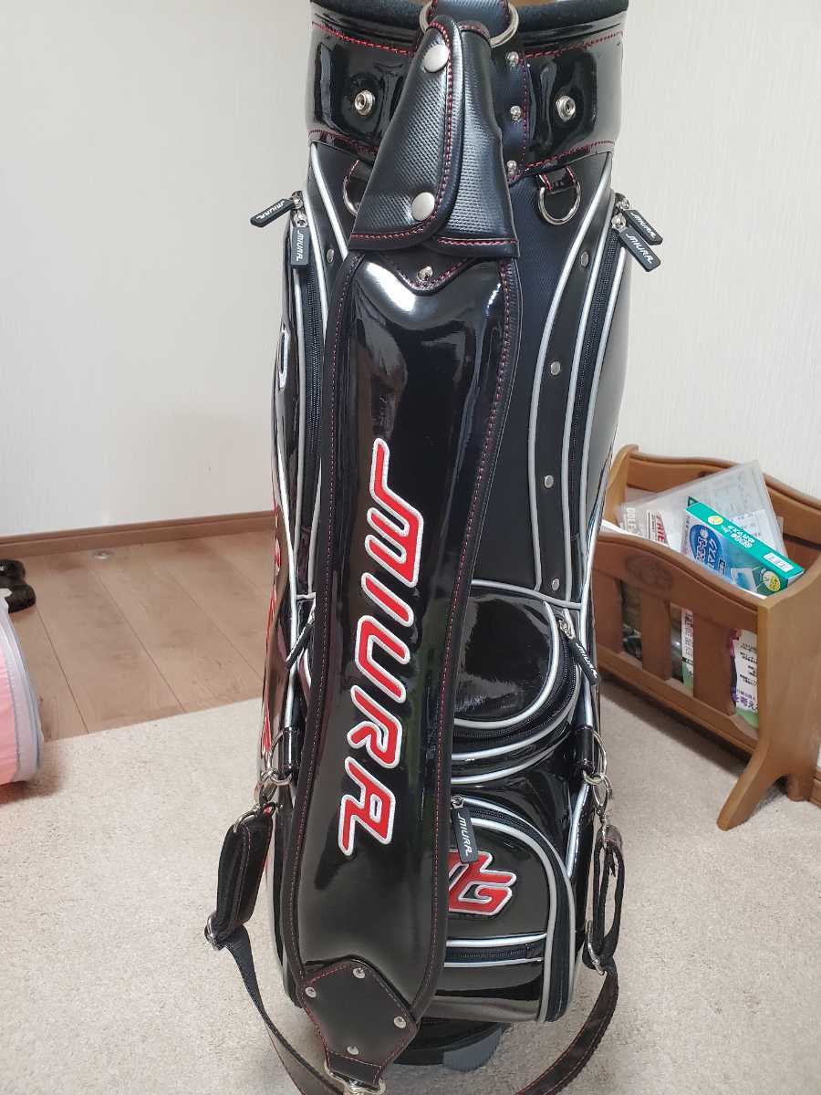 ☆ミウラ☆三浦☆MIURA☆稀少な鍛力キャディーバッグ黒☆未