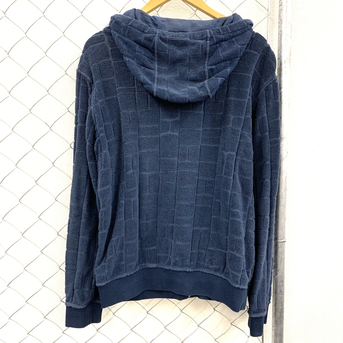 ◇エルメス HERMES◇パイル地 ジップアップ パーカー サイズXL 