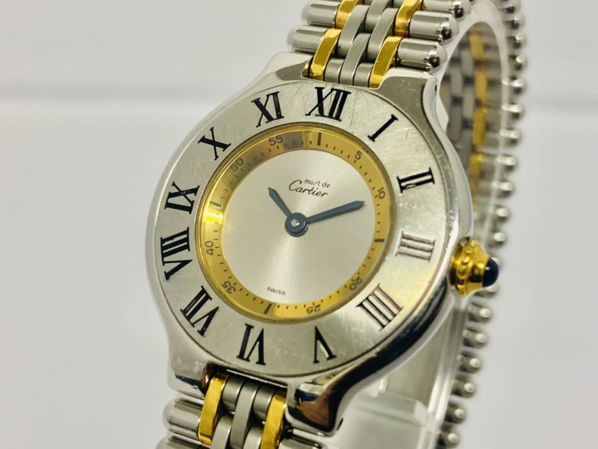 カルティエ Cartier 電池交換永年無料 replacement） (Free battery か 