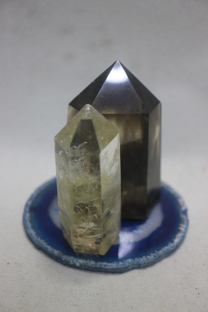 パワーストーン　　スモーキークォーツ水晶　黄水晶　瑪瑙台_4