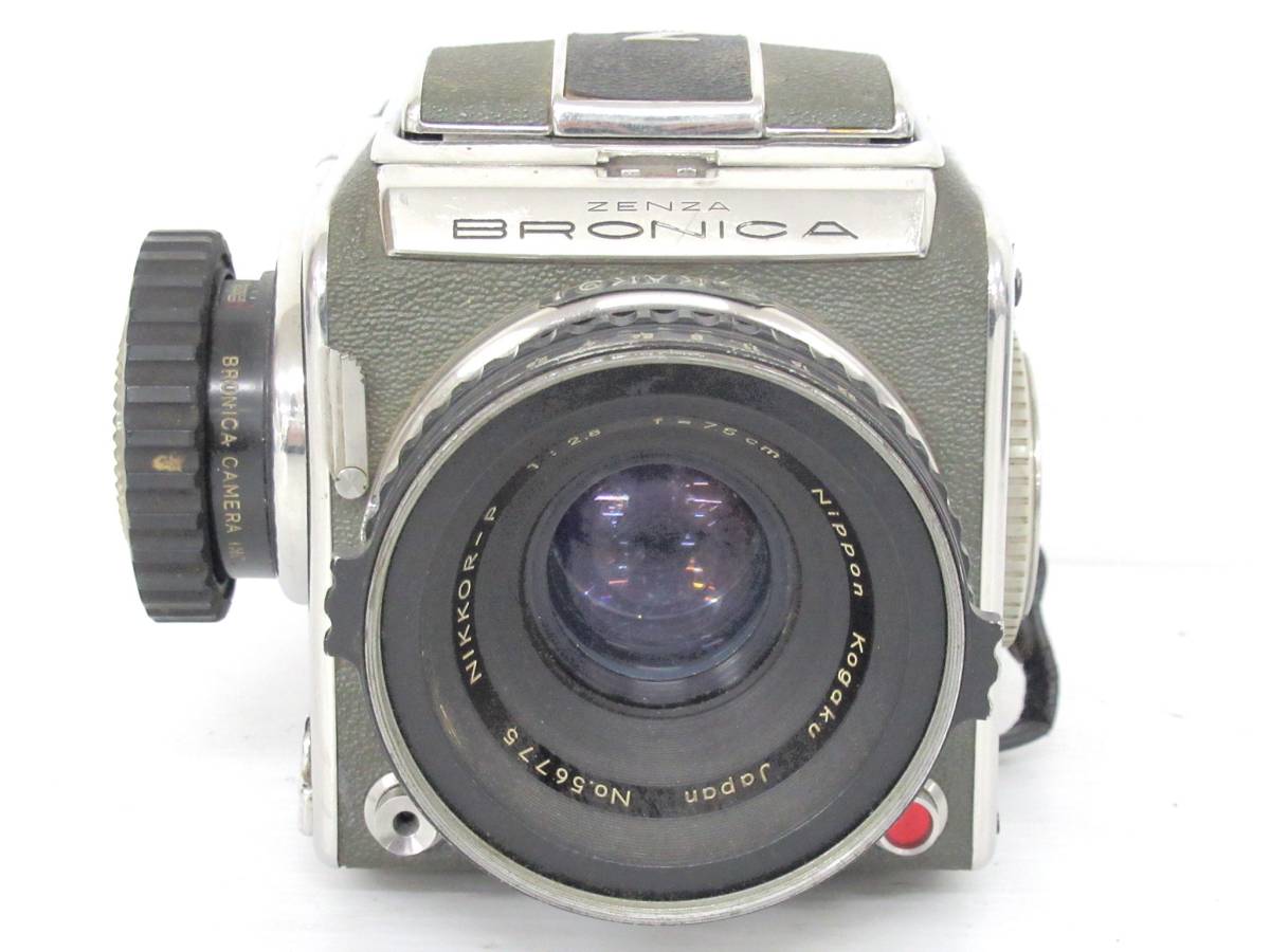 Bronica Zenza S2 1:2.8 BRONICA 中判カメラ 7.5cm NIKKOR-P ZENZA