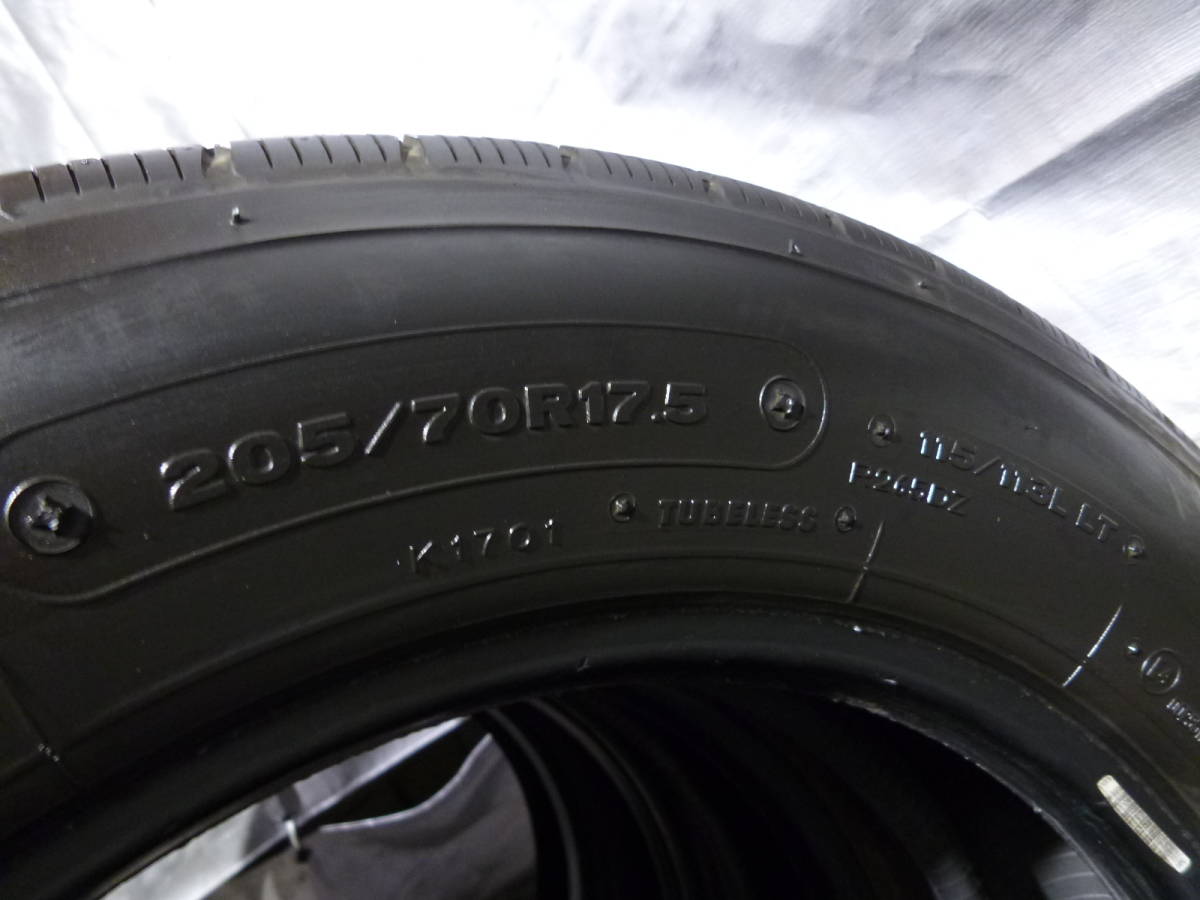 翌日発送@2019年製＠ 205/70R17.5 115/113 BS RIB 265 4本！7584