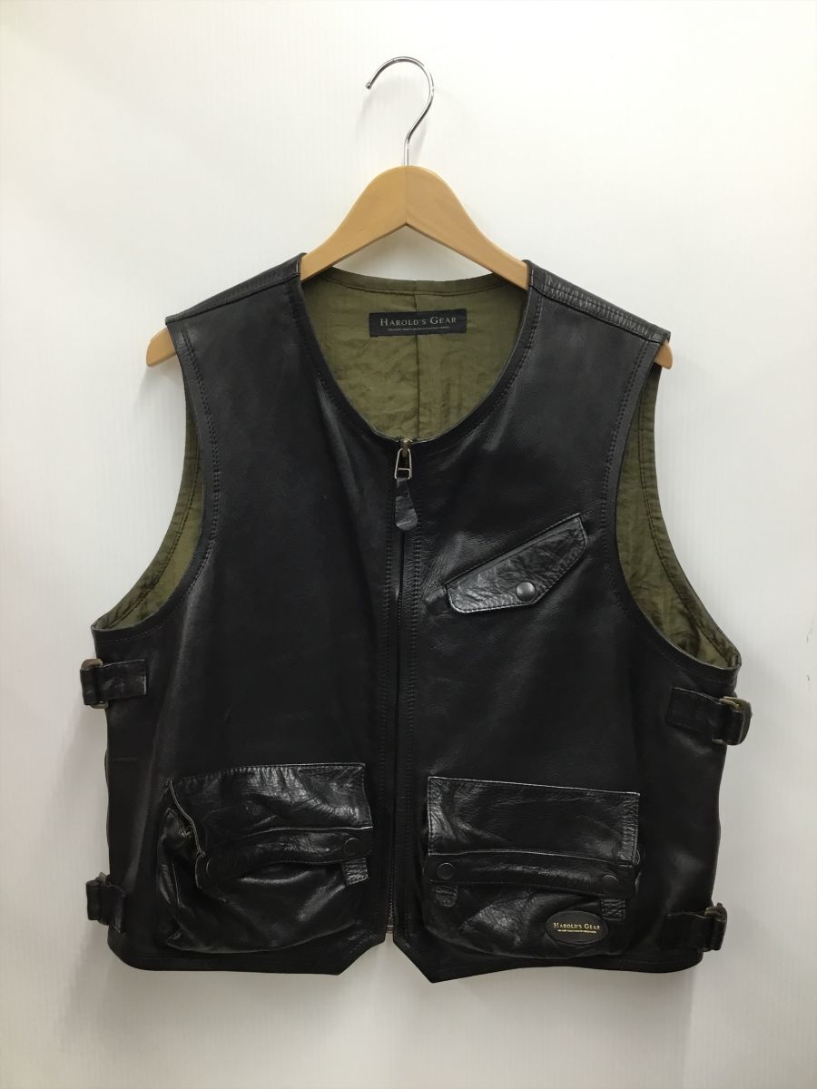 HAROLD'S GEAR】ハロルズギア レザーベスト Freeサイズ【郡山うねめ