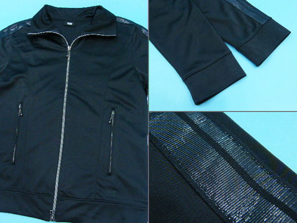 オニツカタイガー ジャージトップ ブラック size M #76076 ONITSUKA