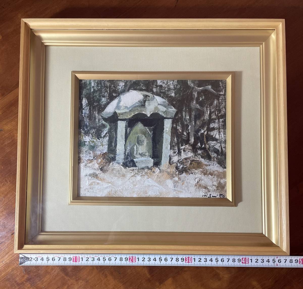 爆買い 斎藤政一 斑雪 十三峠 Ｆ3 油彩 一枚の絵取扱 日展会員 一水会(自然、風景画)｜売買されたオークション情報、yahooの商品情報をアーカイブ公開 - オークファン 自然、風景画