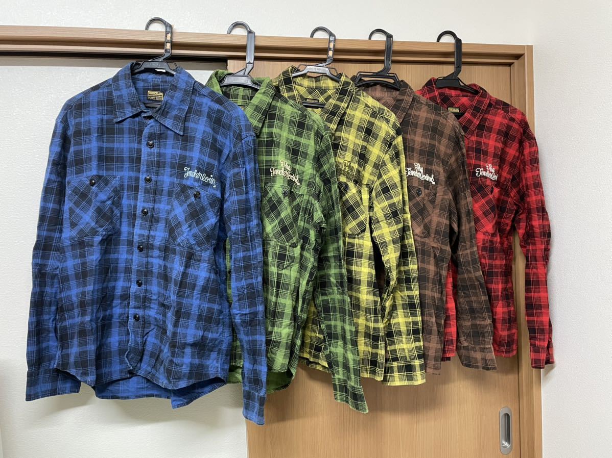 T-FLANNNEL SHT 5枚セット チェーン刺繍 TENDERLOIN テンダーロイン  