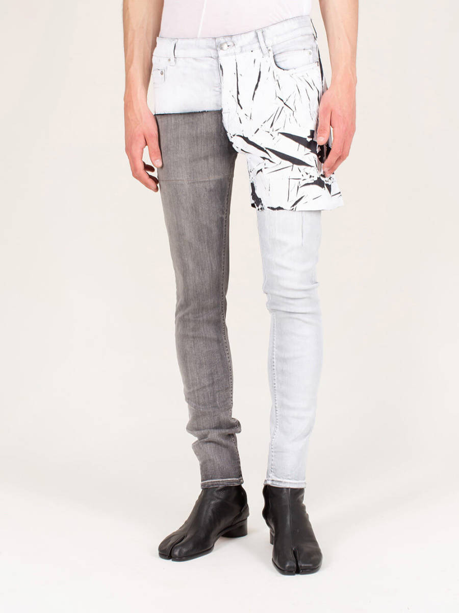 リックオウエンス 20SS TYRONE COLLAGE スキニー デニム 30 未使用 