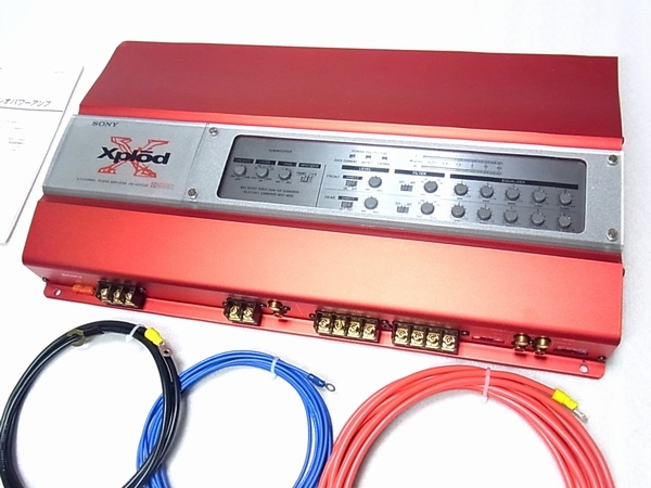 オーディオ機器 希少 SONY パワーアンプ Xplod XM-405EQX