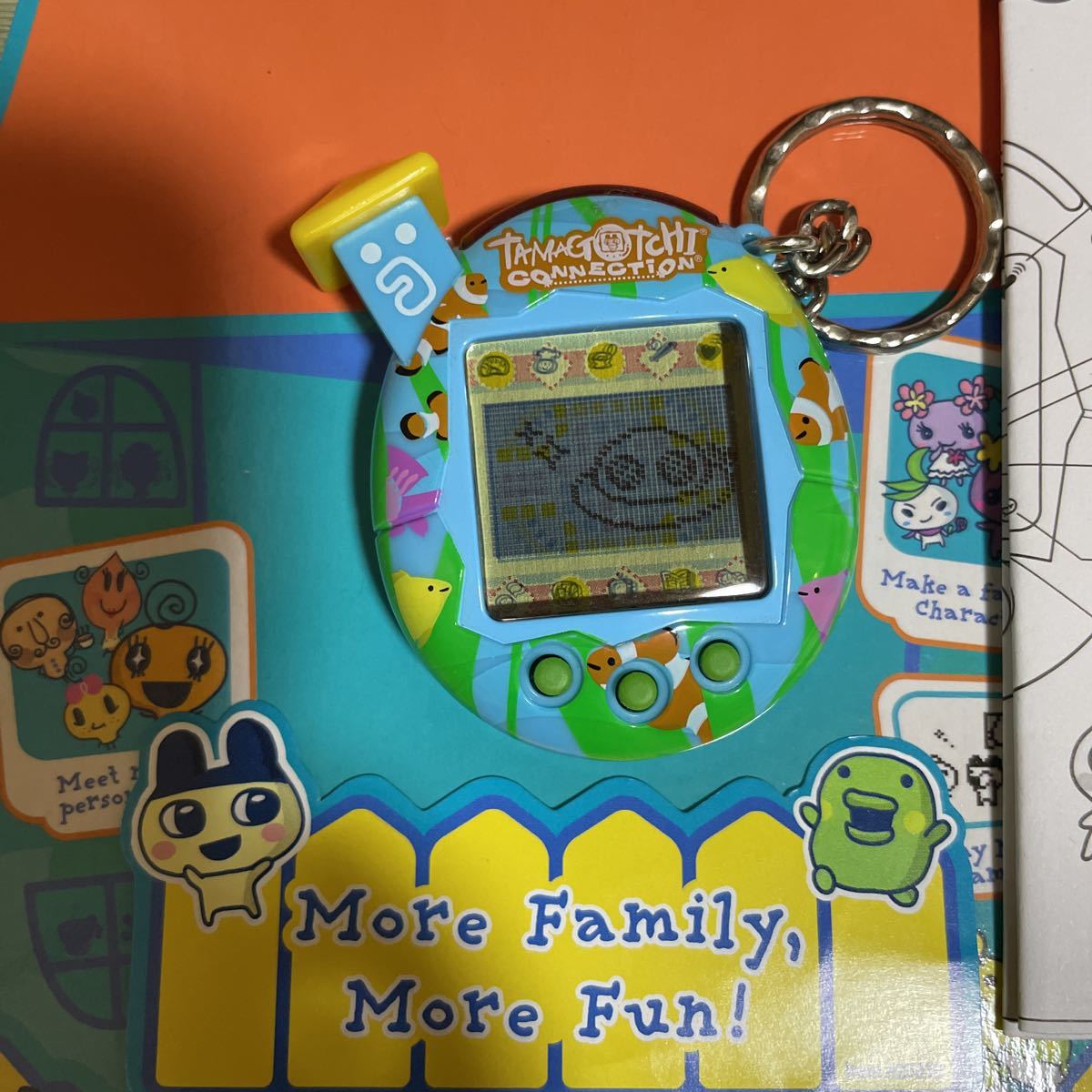 Tamagotchi Familitchi V5 – 2004, Vert Et Rose, Marque Bandai
