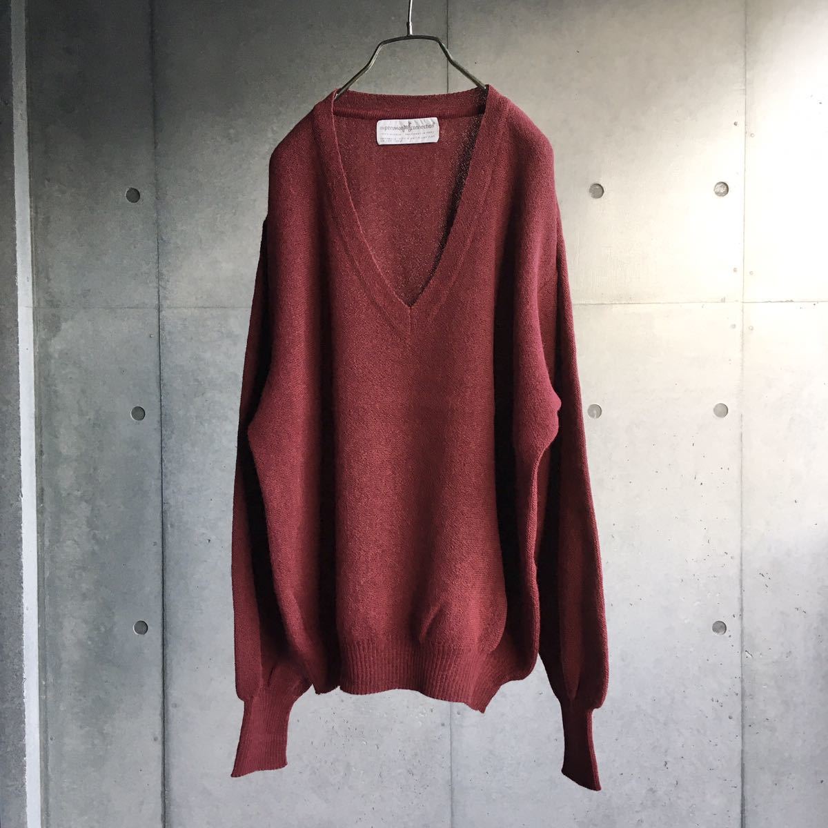  アルパカ ハンドニットセーター/THE PERUVIAN CONNECTION ALPACA ペルー製 Vネックセーター 上質 ビンテージ(Mサイズ)｜売買されたオークション情報、yahooの商品情報をアーカイブ公開 - オークファン Mサイズ
