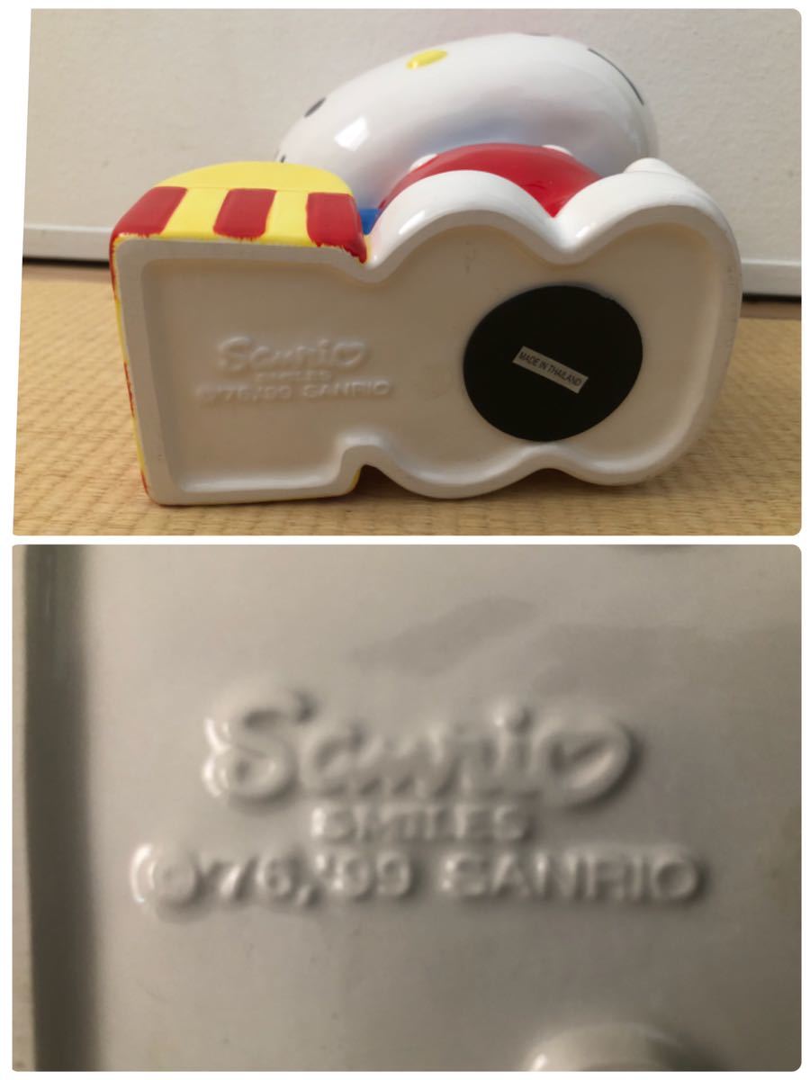 サンリオ HELLO KITTY ハローキティ キティ キティちゃん 陶器 貯金箱