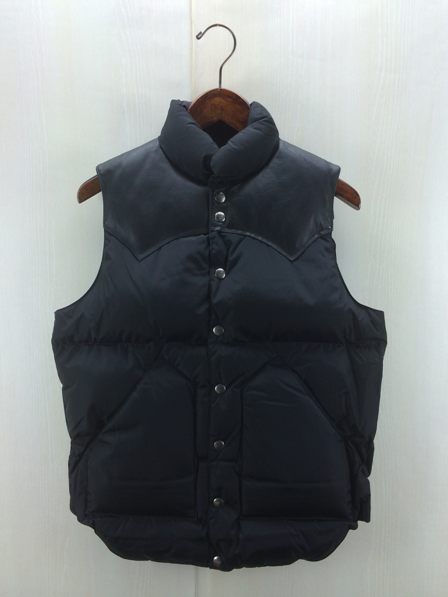 Rocky Mountain Featherbed◇ダウンベスト/36/ナイロン/BLK