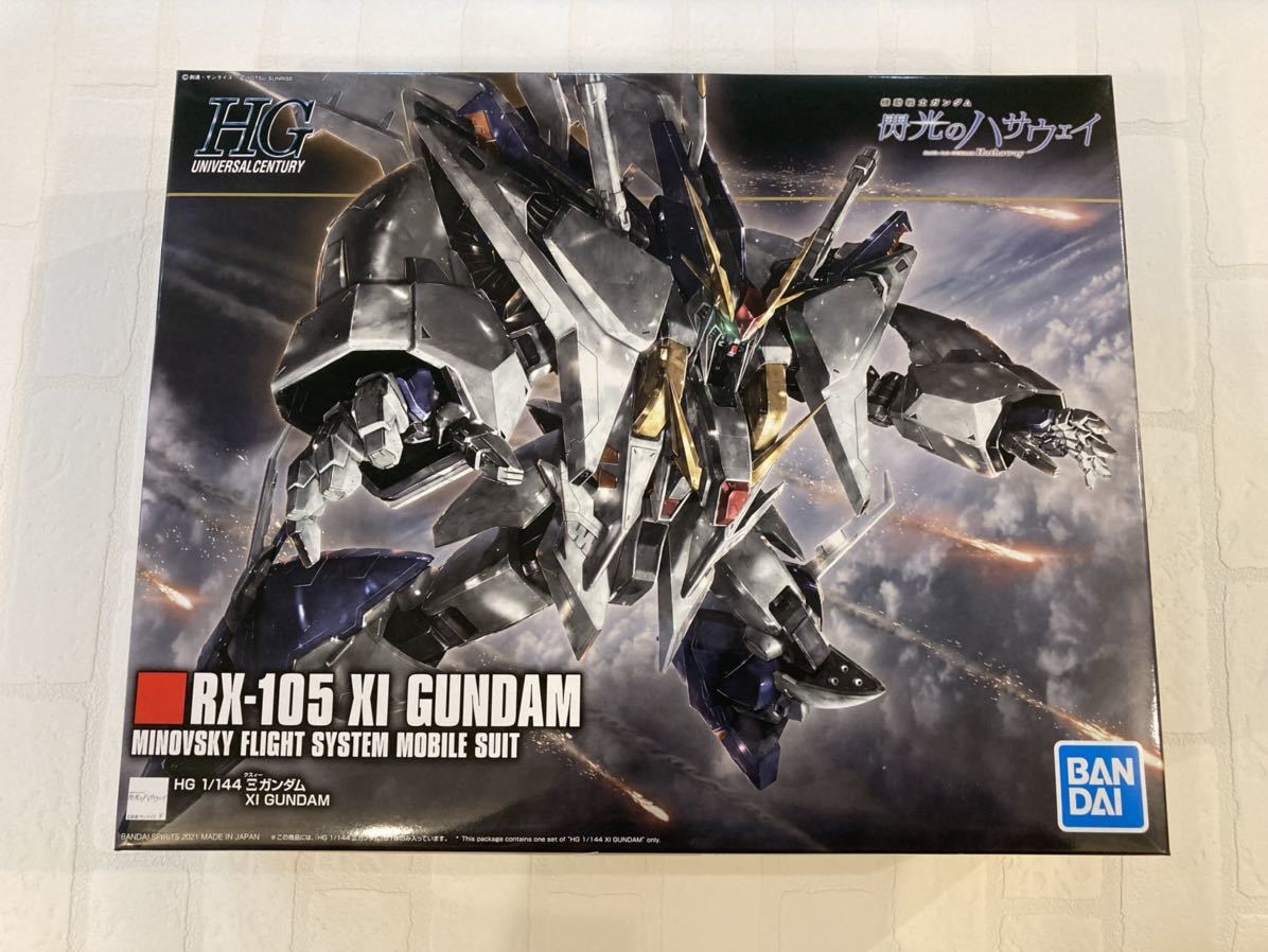 Ξガンダム HGUC 1⁄144 ガンプラ未組立品 塗装完成品 閃光の 未