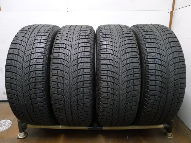 バリ山 ミシュラン X-ICE 225/55R18 18×7.5J 5H 114.3 +55 アルミ 