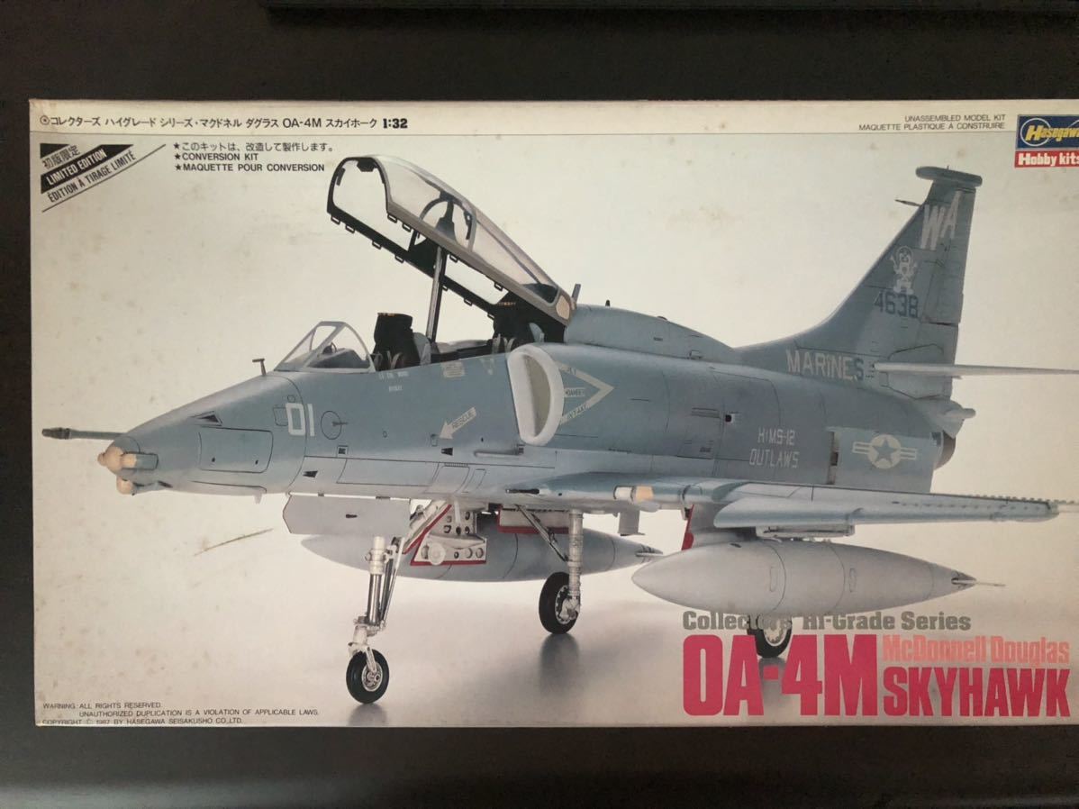 本物保証，100%新品 コレクターズ ハイグレード シリーズ No.6 マクドネル ダグラス OA-4M スカイホーク 初版限定 1/32 ハセガワ(アメリカ)｜売買されたオークション情報、yahooの商品情報をアーカイブ公開 - オーク アメリカ