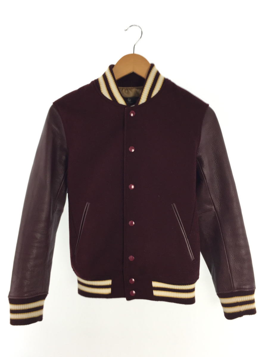BEAUTY&YOUTH UNITED ARROWS◆ビューティーアンドユース/スタジャン/S/牛革/ボルドー/1227-199-0599