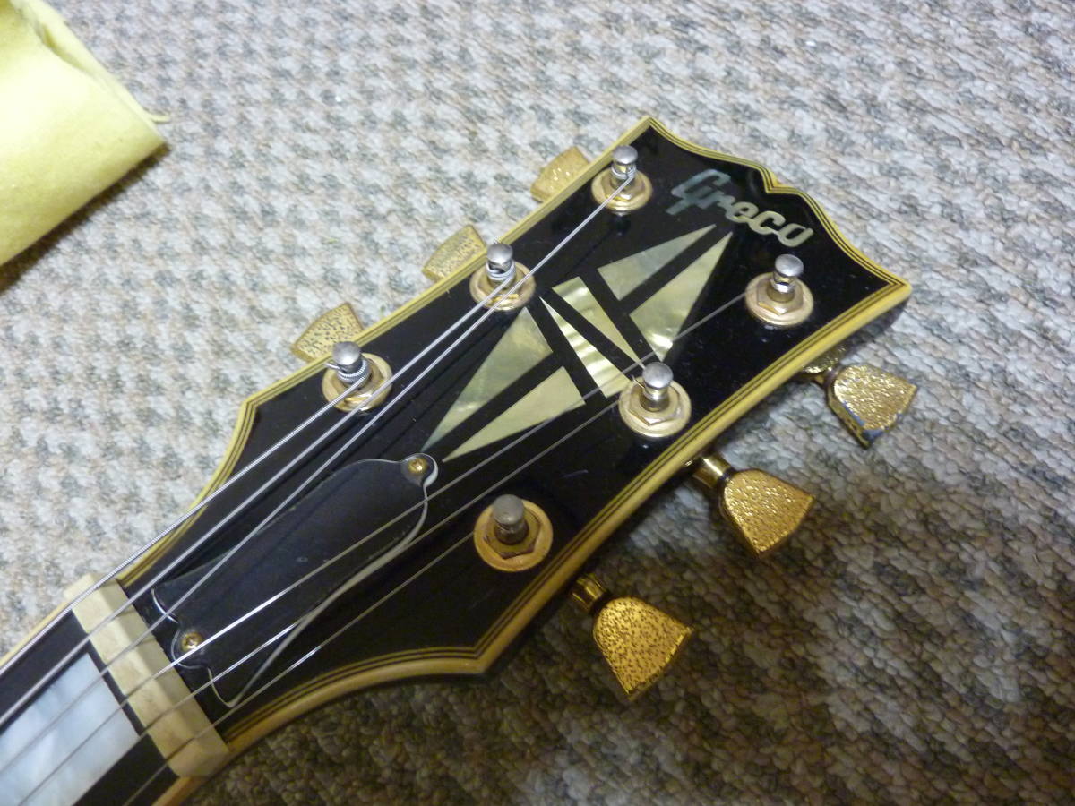 Greco - グレコ Custom EGC Les Paul レスポール (Ebony Black Around