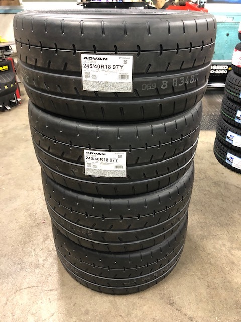 ★YOKOHAMA★ADVAN A052★245/40R18★組み込みのみ未走行★4本セット★