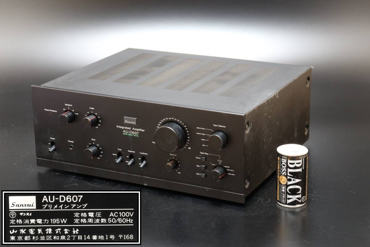 Sansui AU-D607 Integrated Amplifier プリメインアンプ｜Yahoo 