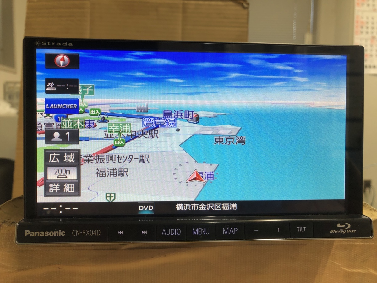 パナソニック ストラーダ CN-RX04D ブルーレイ 2017年 中古品