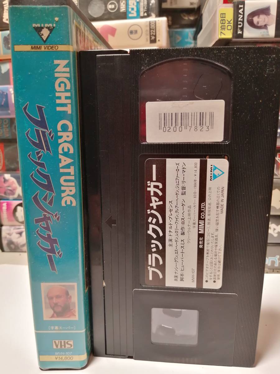 ブラックジャガー』NIGHT CREATURE VHS 中古 ブラックジャガー』NIGHT CREATURE VHS 中古