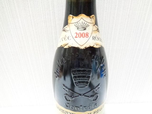 【未開栓】 DOMAINE DU PEGAU ドメーヌ デュ ペゴー シャトー ヌフ デュ パプ キュヴェ レゼルヴ 2008 750ml_3