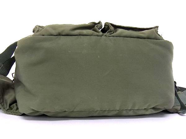 PORTER タンカー ウエストバッグ ボディバッグ ナイロン カーキ メンズ