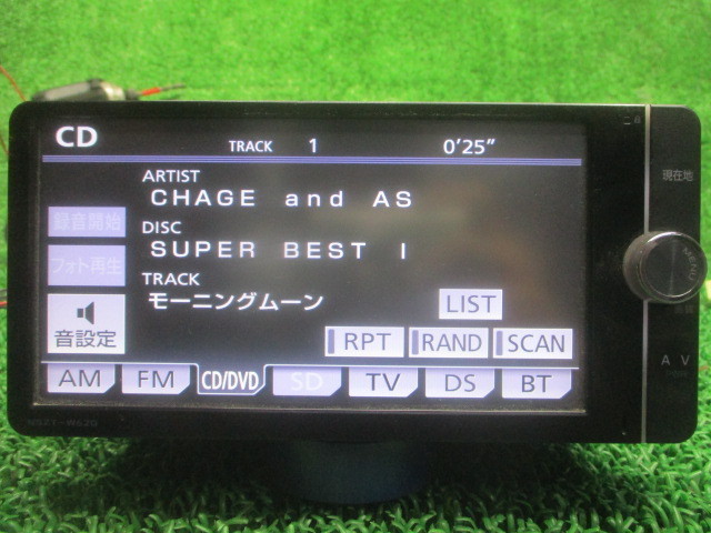 中古|良品、トヨタ 純正 SDナビ 08545-00V51 Bluetooth トヨタ純正 / ナビ / NSZT-W62G / 08545-00V51 / DVD / CD / SD