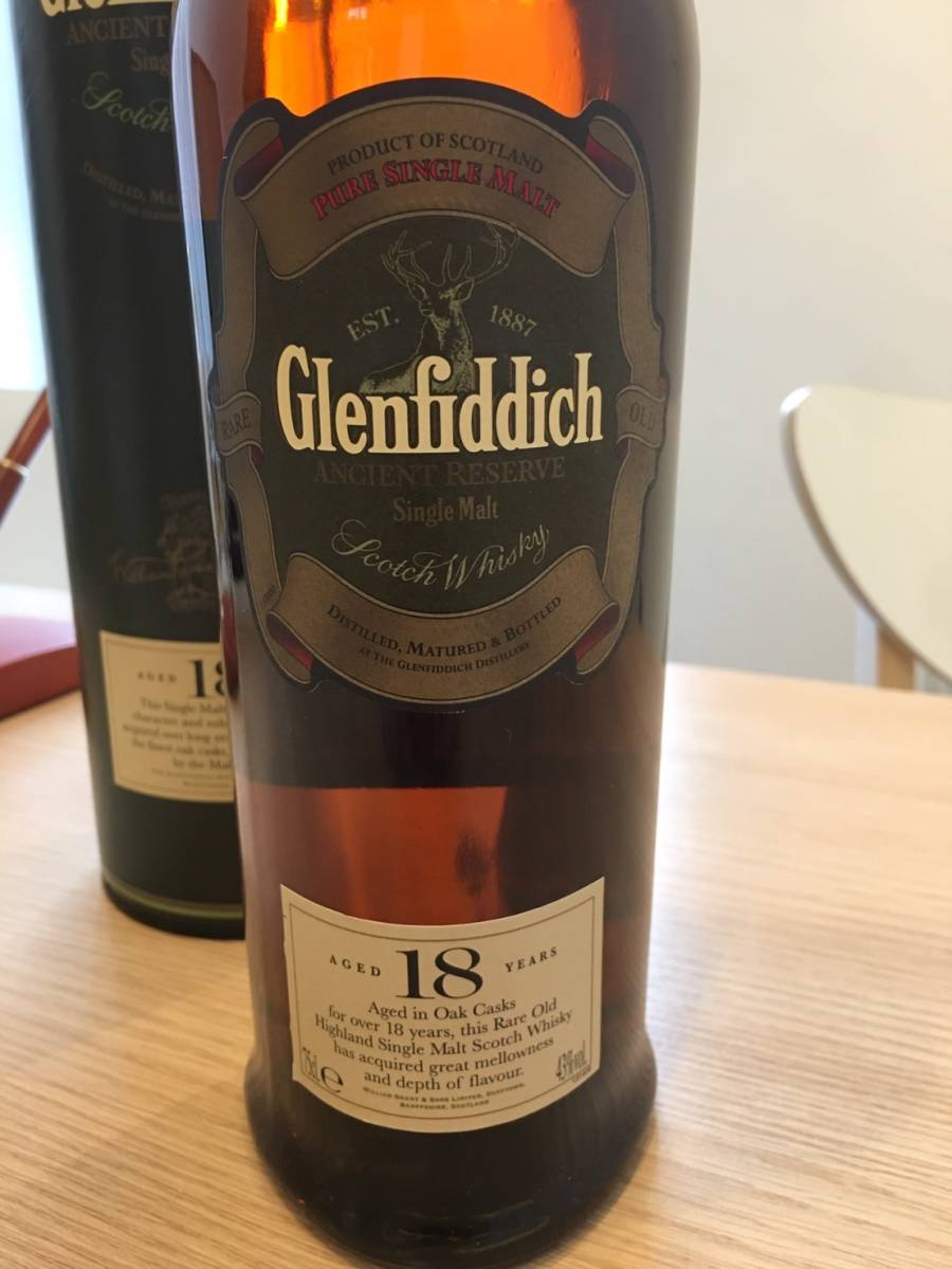 グレンフィディック 18年 スコッチウイスキー 700ml 箱付き