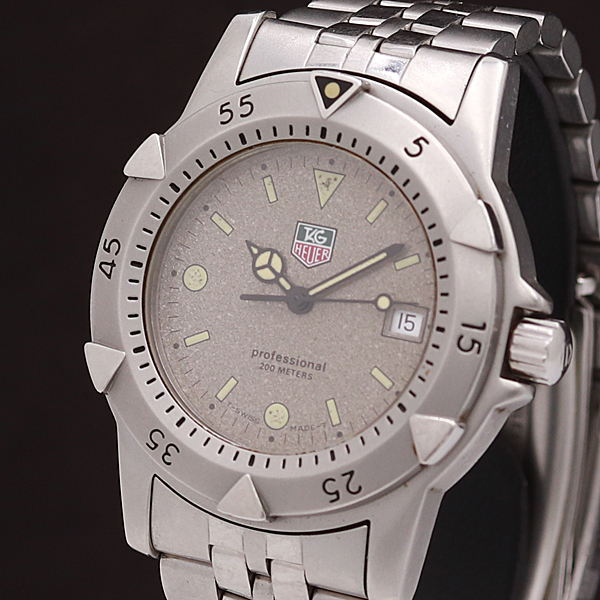1円 タグホイヤー 稼働 QZ プロフェッショナル 良品 TAG - セル HEUER 1円 タグホイヤー 稼働 QZ プロフェッショナル 良品 TAG - セル HEUER