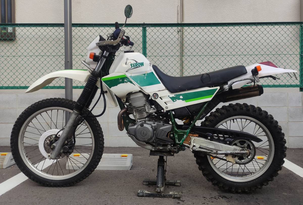 車 ヤマハ セロー225 1kh 大阪発 126cc 250cc 売買されたオークション情報 Yahooの商品情報をアーカイブ公開 オークファン Aucfan Com