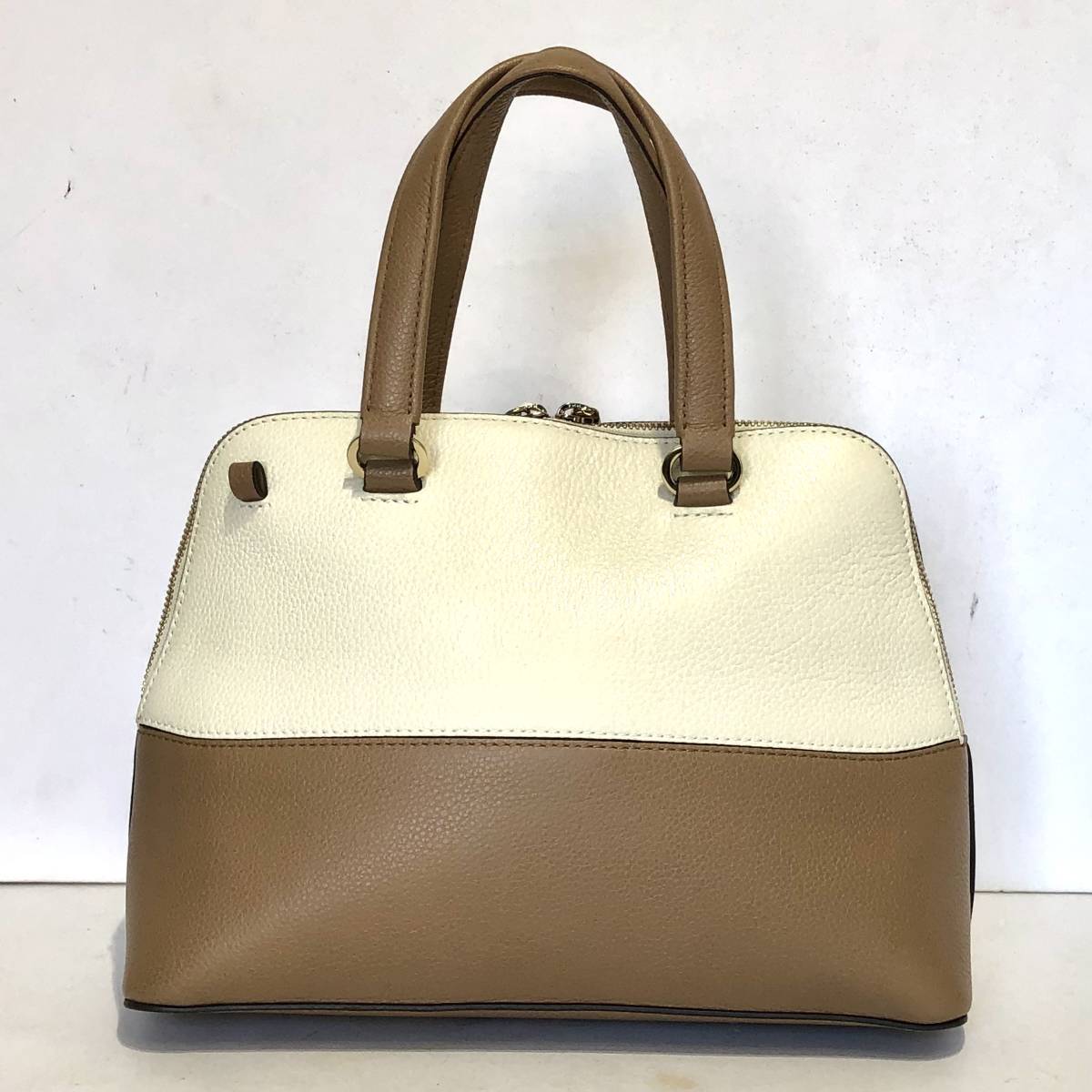 フルラ FURLA レザー 2way バッグ バイカラー ショルダー ハンドバッグ 