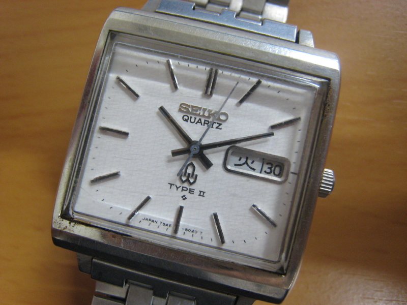 SEIKO セイコー Type II 7546-5020 クォーツ メンズ腕時計 ジャンク 