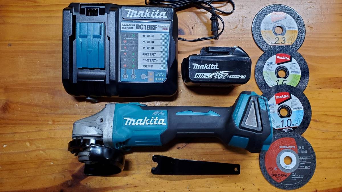 マキタ 18V 100mm 充電式ディスクグラインダ | マキタ(Makita) 充電式 