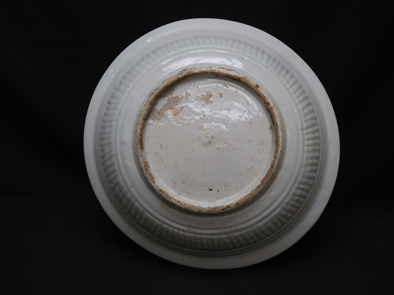 古染付 青花 中国美術 染付 大皿 OUT SOLD 骨董 青花古 古美術