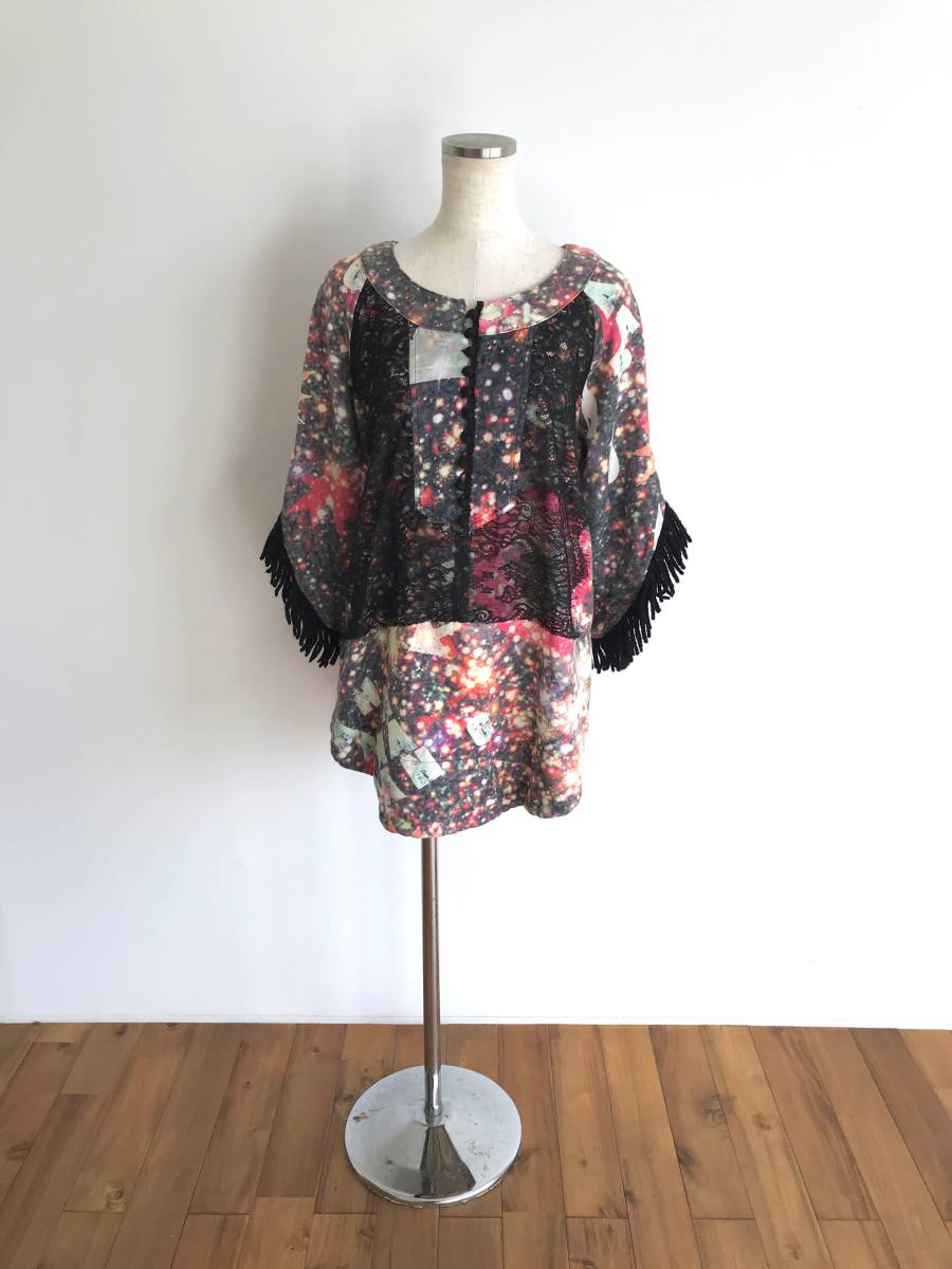 nozomi ishiguro/ノゾミイシグロ/チュニック/トップス/宇宙柄/総柄