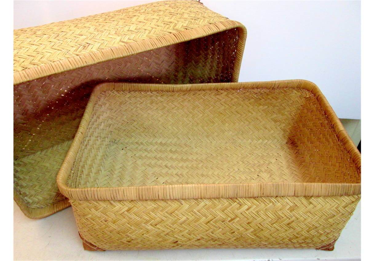 ◇ 111111 ◇ 柳行李 ＜12＞ 「ジャンク品」 こおり こうり かご 編籠 