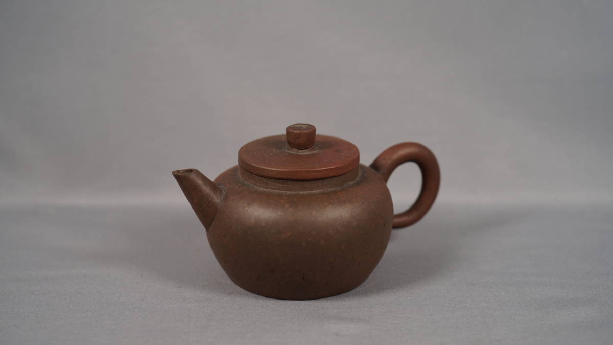 1126-2 唐物 朱泥 急須 在銘 煎茶道具 中国古美術 古玩 中国