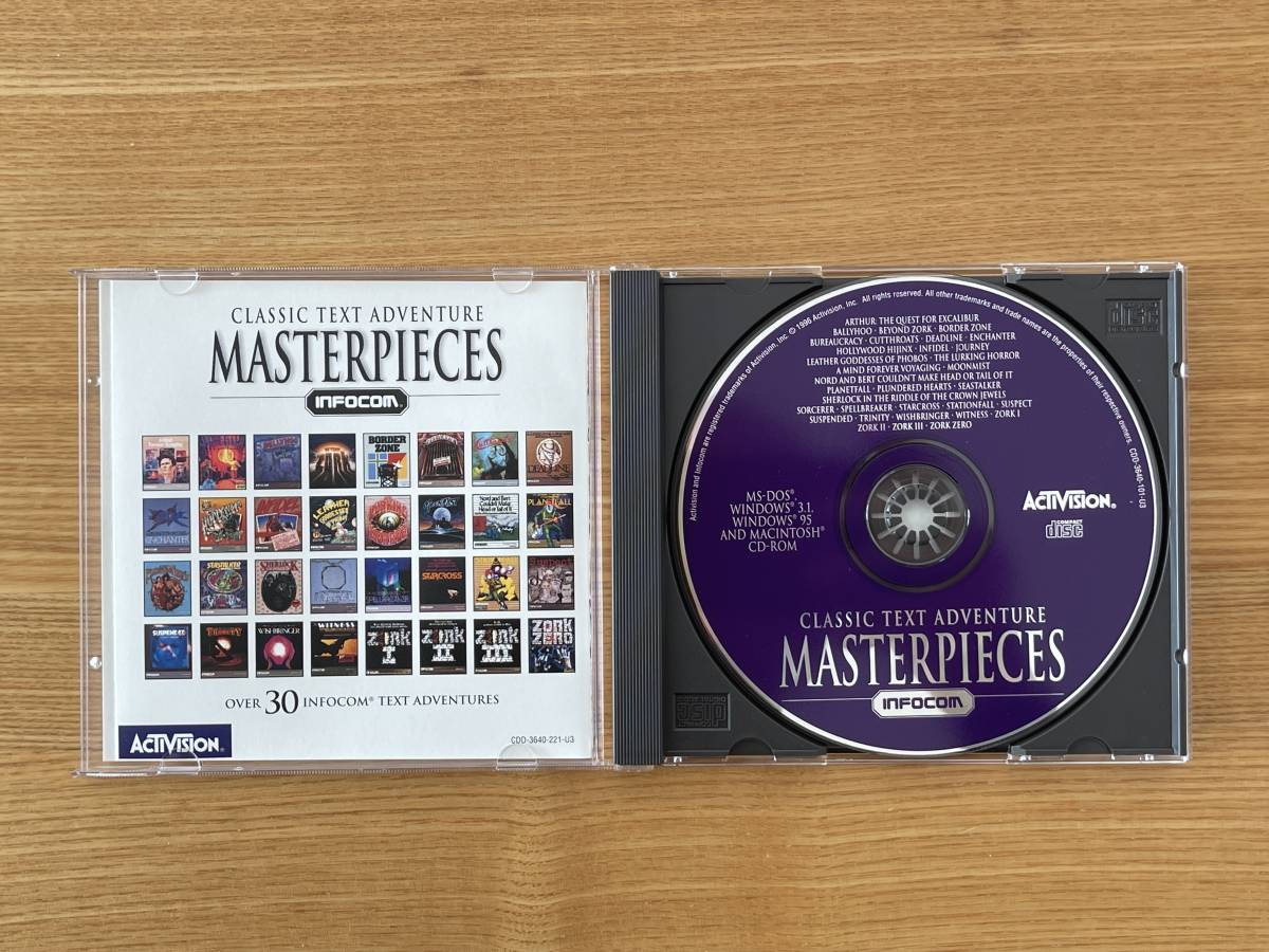 Classic Text Adventure Masterpieces INFOCOM / Activision / MS-DOS