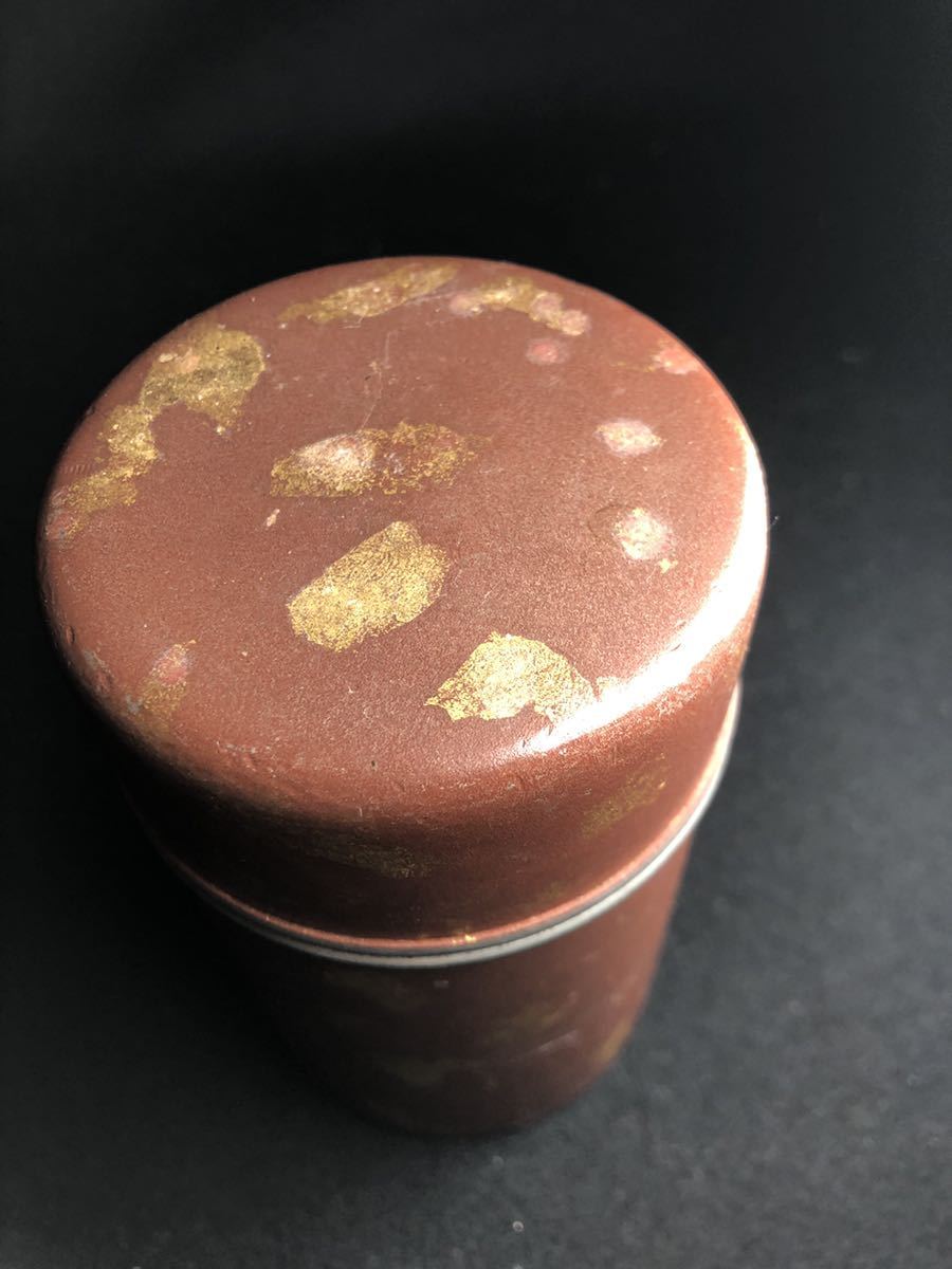 茶壺 錫製 錫半 煎茶道具 茶入 上錫 茶道具 茶入茶壺 金属工芸 茶筒