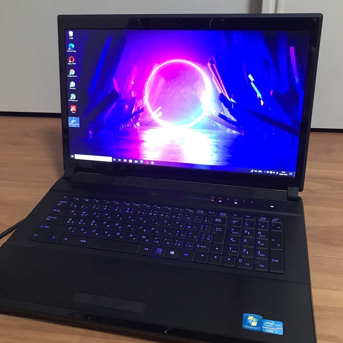 G-Tune W110ER マウスコンピューター Core i7-3630QM メモリ16GB 11.6