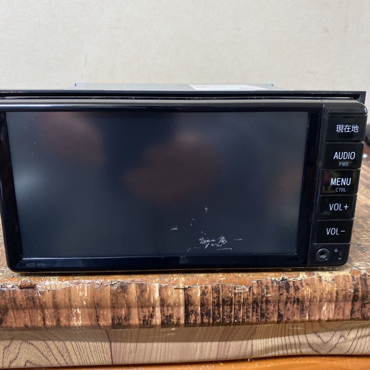トヨタ純正 ナビ DENSO 08605-00A60 MODEL NSCD-W66 動作未確認