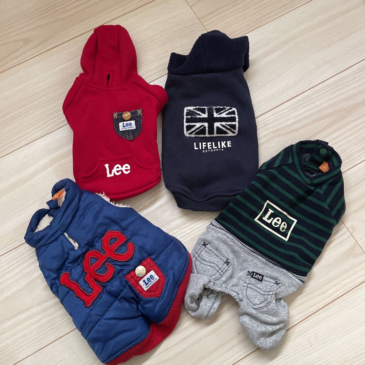 ペットパラダイス LEE パーカーなど4点セット
