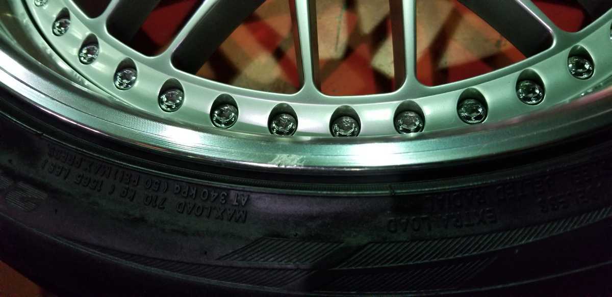 深リム ☆中古 WORK 21インチ☆ ZISTANCE W10M STEP RIM ワーク 