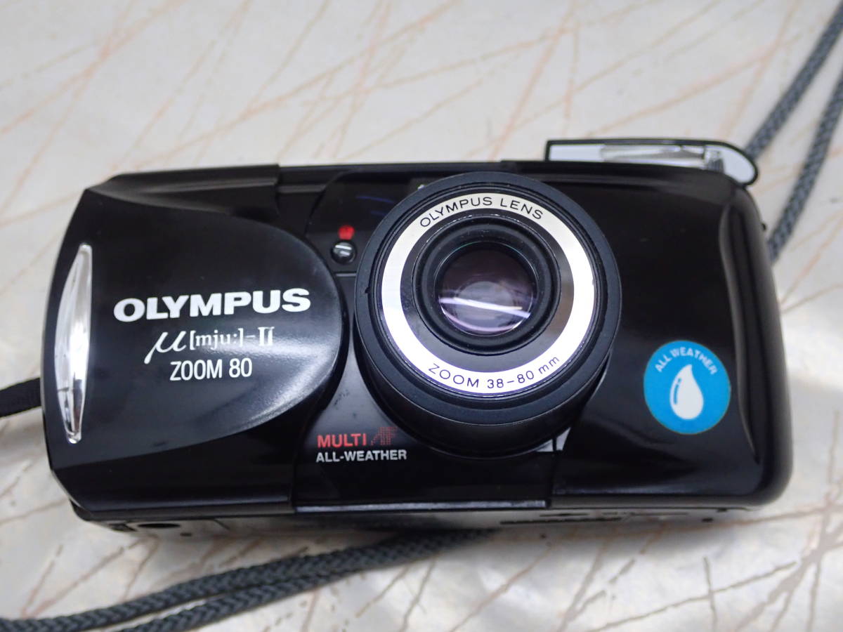 【動作確認済】OLYMPUS μ-II mju ZOOM ミュー フィルムカメラ OLYMPUS オリンパス Olympus 動作確認済み フィルムカメラ μ μ[mju