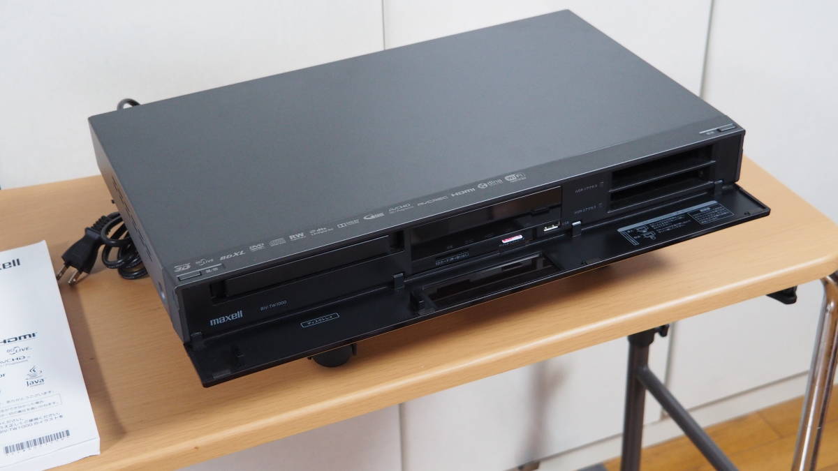 BIV-TW1000、マクセルのカセットHDD対応のBDレコーダー修理 BIV