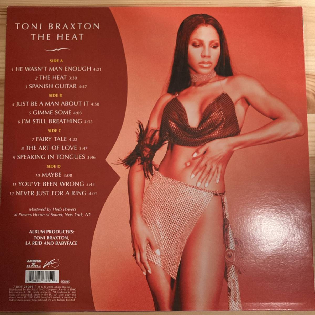 Braxton Toni ⁄ The Heat - UKオリジナル盤Toni 2LPレコード 2LP UK LP